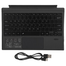 Tastiera Bluetooth wireless per Surface Pro 7 Plus con touchpad multi-gesture, design ergonomico magnetico rimovibile, batteria ricaricabile e