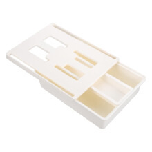 Under Desk Drawer Organizer with Hidden Storage, NoDrill Adhesive Mount, SpaceSaving Office Drawer