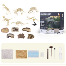 Dinosaur Excavation Kit X809 Educational Fossil Skeleton Dig Toy for Kids DIY Archaeological Set