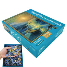 1000 Piece Coastal Landscape Jigsaw Puzzle for Adults, Vibrant Artwork, Precision Fit Pieces