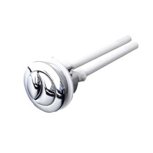 38mm Dual Flush Toilet Button Replacement, Water Saving ABS Push Valve with Modern Electroplated Finish
