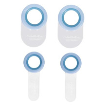 Toilet Seat Lifter 4 Pack Blue Hygienic No Touch Toilet Lid Handle Set with Quick Installation