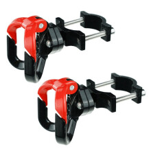 2X El-Scooter Aluminiumstasker Dobbeltkrog til Max G30Scooter Rød