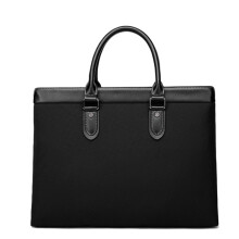 Men's Leather Laptop Bag Briefcase with Durable Leather Surface, Lightweight Professional Work Bag for Office