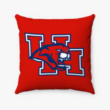 Houston Cougars párnahuzat, fonott poliészter, egyedi