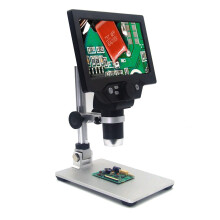 1200X Digital Microscope 7 Inch LCD Screen 720P HD Display 8 LED Battery Powered for Field Use