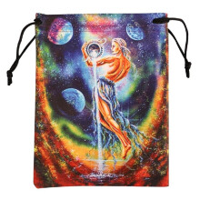 Velvet Drawstring Pouch for Tarot Cards Dice and Jewelry – Soft Velvet Protection Compact Travel Bag