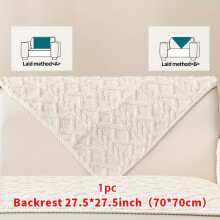 (White, Backrest 27.5*27.5in (70*70cm)) 1pc Multi-Color Optional Plush Sofa Cushion, Easy Stylish And Atmospheric
