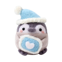 Penguin Wool Felting Kit for Beginners Easy DIY Plush Toy Making Set with ReadyToUse Materials