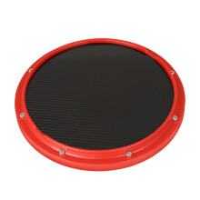 12 Inch Carbon Fiber Drum Practice Pad  Durable Rebound Surface for Drummers and Easy Clean Design