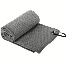 Mindre golfhandduk 30 cm grå