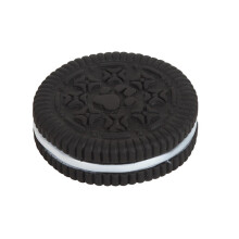 Interaktív nyikorgós gumi rágójáték kutyáknak Oreo süti formájában