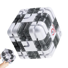 Large 3D Maze Puzzle Cube with MultiLayer Design, Transformable Brain Teaser Toy for Adults and Kids