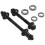 Σετ αξόνων ποδηλάτου εμπρός πίσω 108mm 145mm με 1/4" 3/16" 1