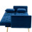 (Navy) 2-Seater Velvet Sofa with Adjustable Backrest & Gold Legs 8