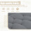 (Grey) 2-Seater Velvet Sofa with Adjustable Backrest & Gold Legs 11