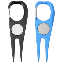 Golf divot repair fork green repair tool 2 pcs