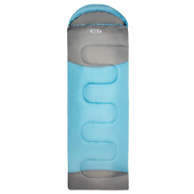 Hellblau-grauer Schlafsack, mittlere Größe