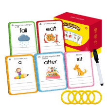Sight Words Flash Cards for Kids, Kindergarten Learning Cards, Early Literacy Builder for Home and Classroom Use
