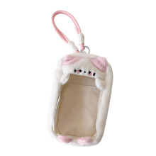Clear Figure Display Bag with Dustproof Protection, Multi‑Pocket Storage Case for Collectibles and Travel