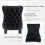 (Black) Lux Velvet Tufted Kitchen Dining Chairs Set of 2 6