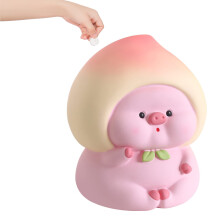 Unbreakable Plastic Piggy Bank for Kids Girls and Boys, Cute Pink Money Saving Box Gift for Birthday Christmas