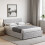 Vida Designs (Double, Crushed Velvet Silver) Veronica Ottoman Bed Frame Bedroom Storage UKFR 2