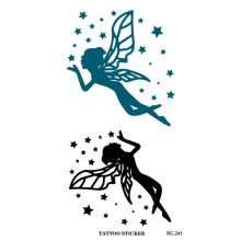 6 Sheets Waterproof Temporary Tattoo Stickers Set for Women and Men, Easy Removal Body Art for Parties