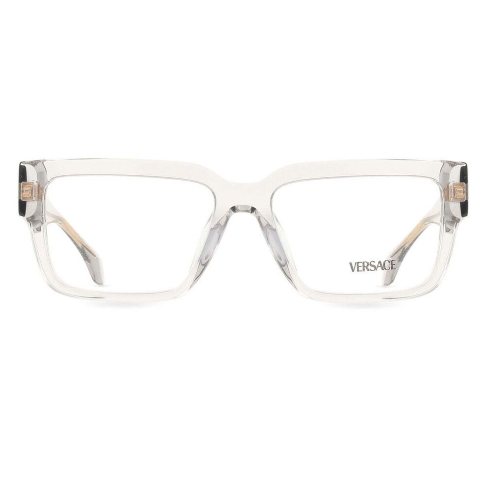 Versace Grey Ve3374u 5519 Man Optical Frames Acetate Squared Normal - Image 3