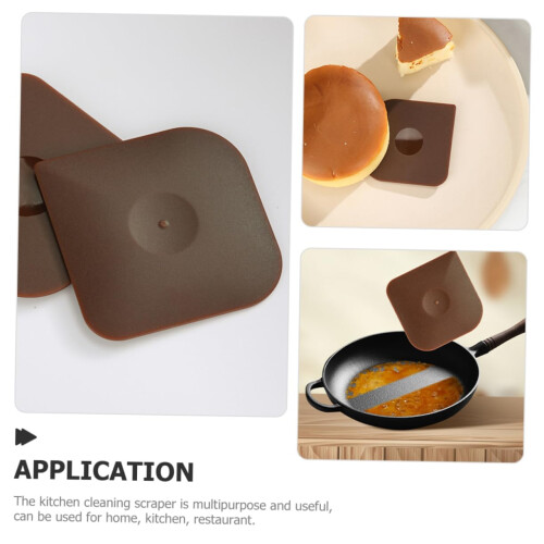 Kitchen Scraper Pan Scraper Tool for Fast Residue Removal, Ergonomic Control, Compact Multiuse Design 2