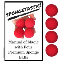 Sponge Ball Magic Set with StepbyStep Manual for Close Up Tricks and Adaptive SoftTouch Fit
