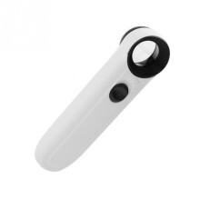 40X Handheld Microscope with Builtin LED Illumination, Clear Glass Optics and ReadytoUse Slides
