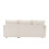 (Beige) L-Shaped Upholstered Pull Out Bed Sofa with Storage & Pillows 11