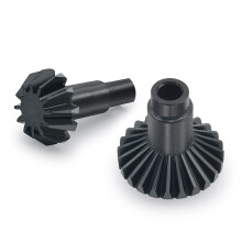 Differential Gear Set 1/18 Hardened Steel 24T 12T Upgrade for TRX4M RC Car Torque Performance