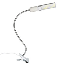 LED Desk Lamp 20W ClipOn Reading Light with Adjustable Clip Design and Replaceable LED Bulb for Study or Workbench