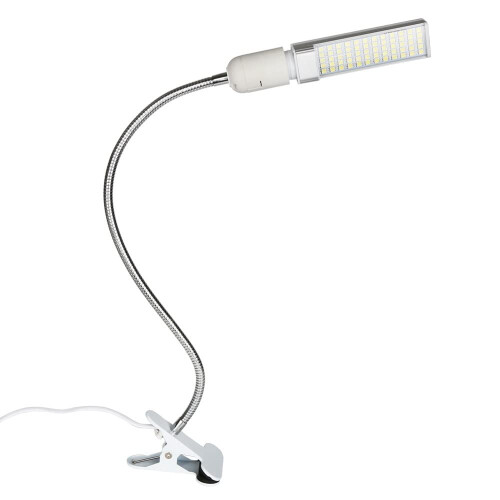 LED Desk Lamp 20W ClipOn Reading Light with Adjustable Clip Design and Replaceable LED Bulb for Study or Workbench