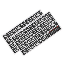 Transparent Piano Keyboard Stickers 61 Keys with Fast Note Recognition and Easy Key Alignment