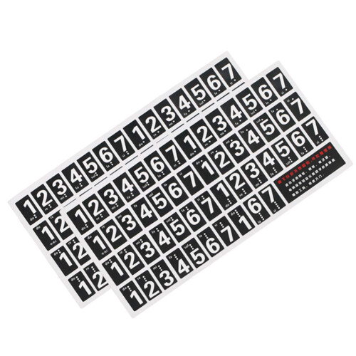 Transparent Piano Keyboard Stickers 61 Keys with Fast Note Recognition and Easy Key Alignment