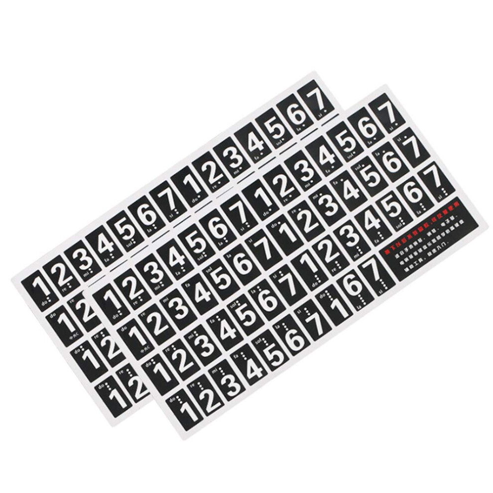 Transparent Piano Keyboard Stickers 61 Keys With Fast Note Recognition And Easy Key Alignment 9045646542928