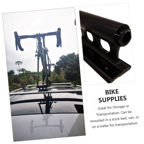Quick Release Bike Fork Mount for Roof Storage, Compact Lightweight Iron Bicycle Fork Holder 1