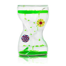 Colorful Liquid Motion Bubbler Fidget Spinner Toy for Desk Stress Relief with Smooth Rotating Motion