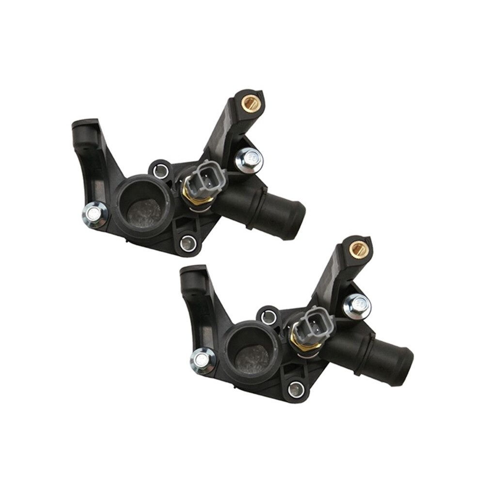 2Pcs 7M5g-8K556-Ac Cooling System Thermostat Housing For Fiesta Focus 2012-2016 6033449296615