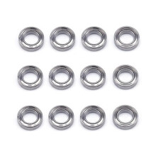 12Pcs RC Car Bearings 4x7x2mm for Wltoys 144001 124019 124018, Precise Fit Durable Replacement Parts