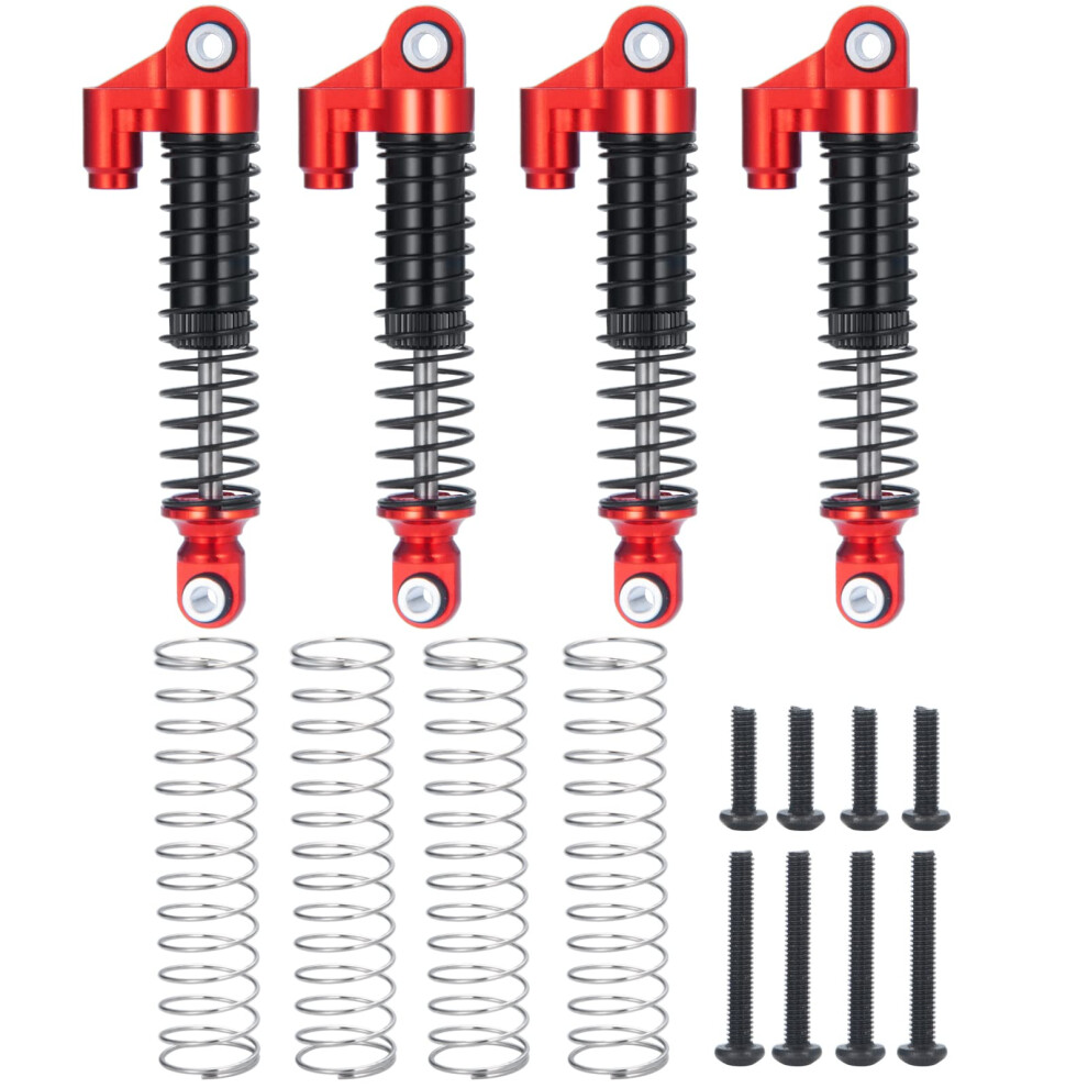 Rc Shock Absorbers Upgrade For Trx4m Shock 59Mm Aluminum Adjustable Rc Crawler Dampers Set Red 9045646545189