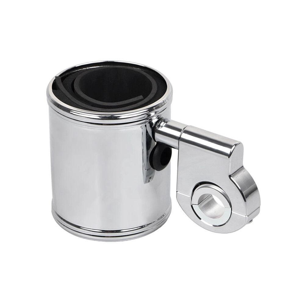 Universal Motorcycle Handlebar Drink Cup Holder Chrome For 7/8Inch 1Inch 1.25Inch Sportster 4711628648609