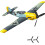 HTLNUZD BF109 RC Airplane 4CH Warbird Glider with Xpilot Stabilization, EPP Foam Plane for Beginners 1