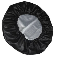 1PCS 16Inch PVC Leather Car Spare Tire Wheel Cover Protector for All Car Tire Bag Spare Wheel Tire Cover Black Protector