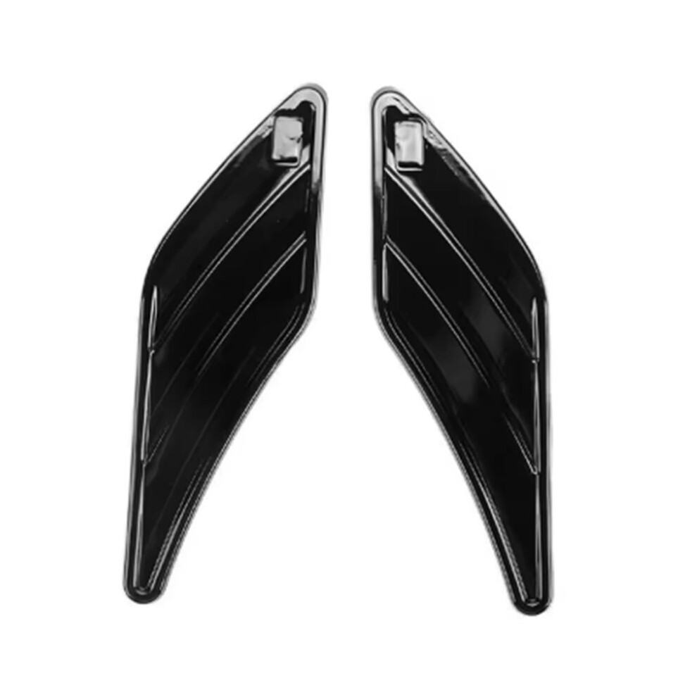 Universal Car Side Air Vent Side Wing Stickers Car Side Body Decoration Glossy Black 4712545315773