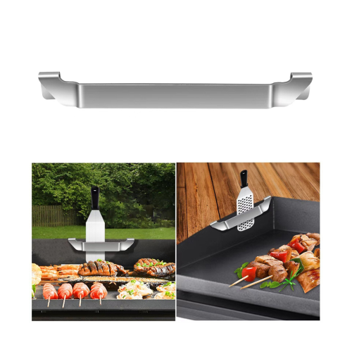 2-pack stekspadeställ i rostfritt stål, grillverktyg 2