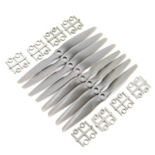 RC Airplane Propellers 8 Pack 6x4 Nylon CW CCW Props Balanced Thrust Durable 2 Blade for Brushless Motor